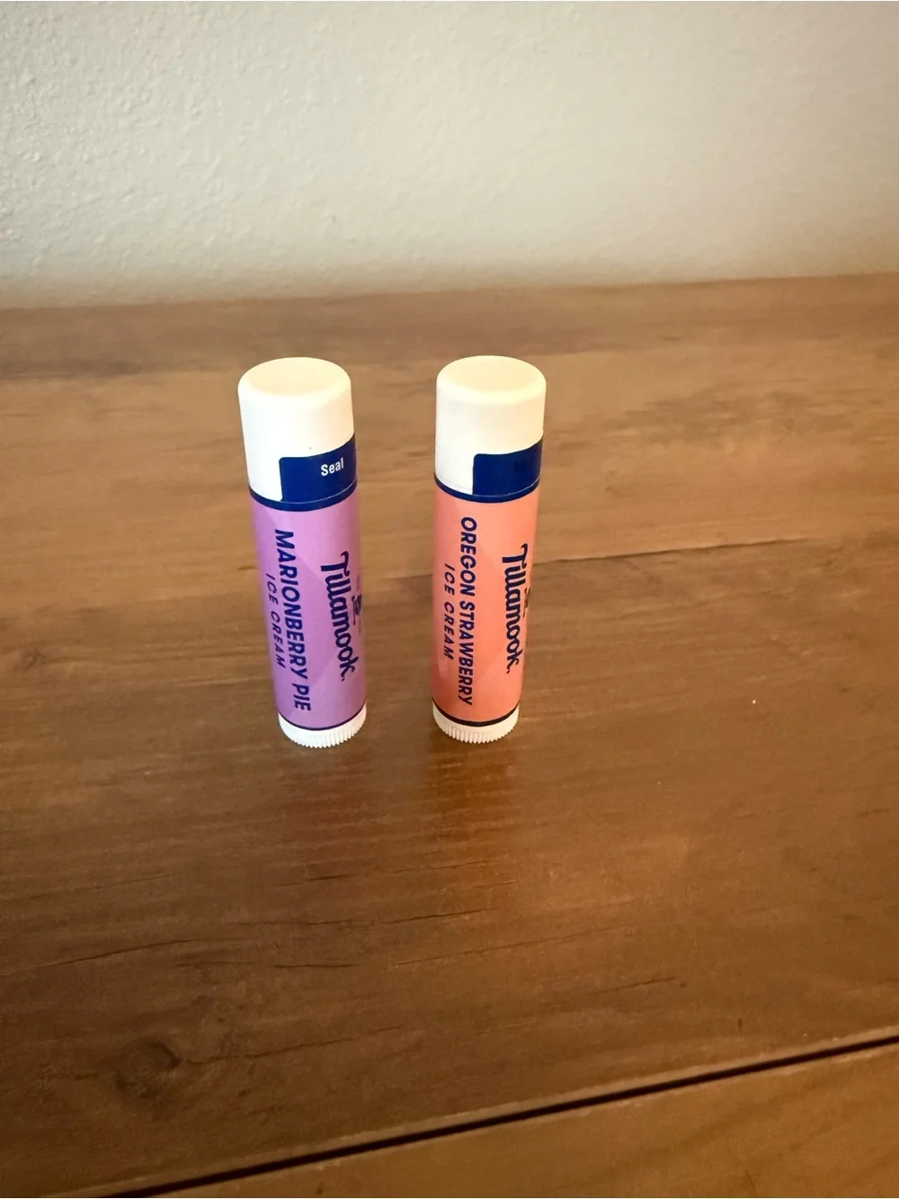 Strawberry & Marionberry Lip Balm Duo - Pink & Purple